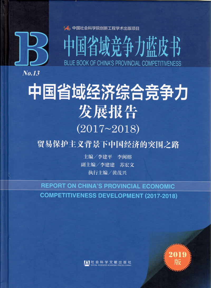 啊啊啊操我逼逼啊中国省域经济综合竞争力发展报告（2017-2018）